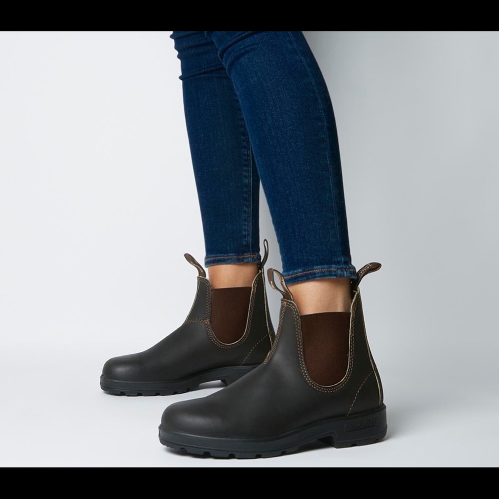Blundstone 500 series boots stout brown